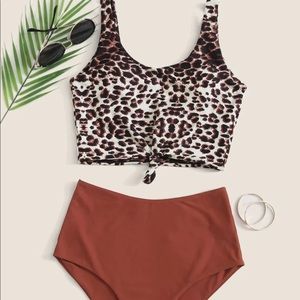 Two piece swim suit